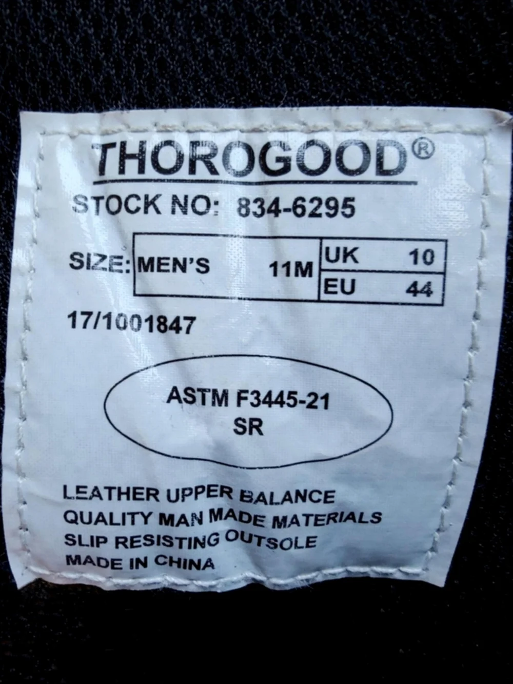 Thorogood Crosstrex Men's 11 Boots Waterproof Zip Tactical Hiking
